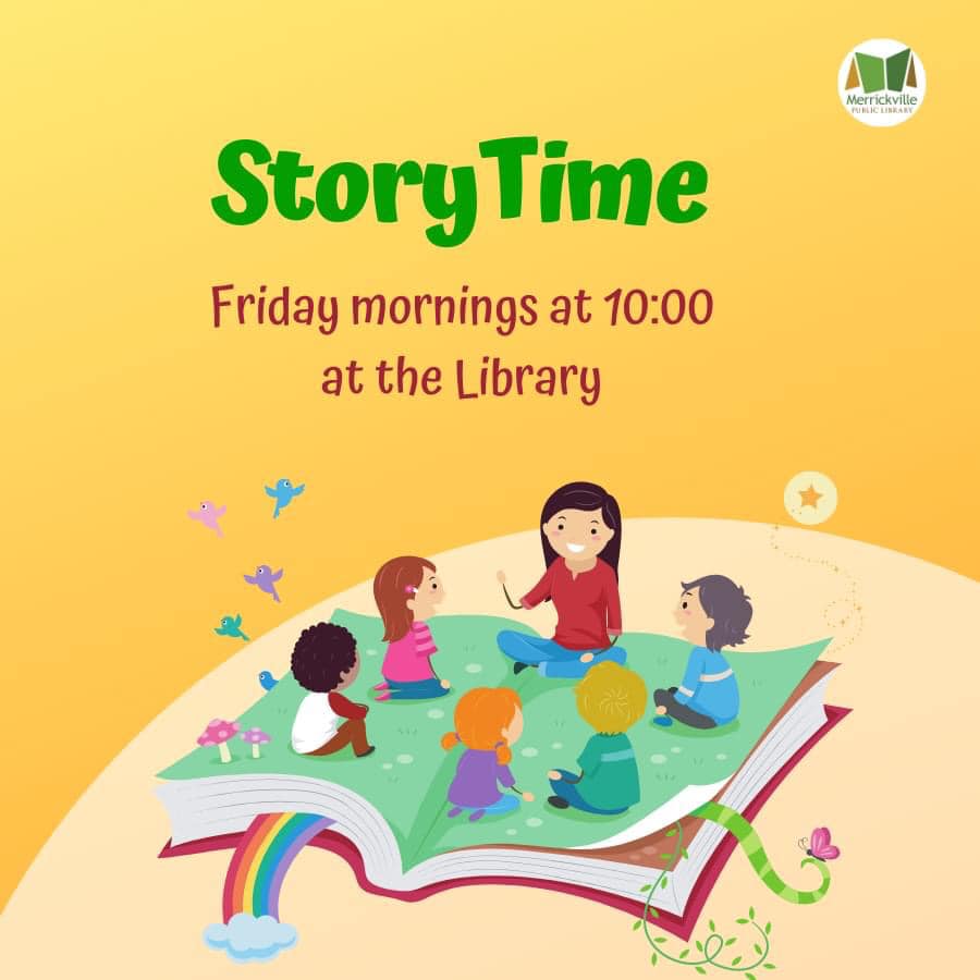 StoryTime on Friday mornings at 10
