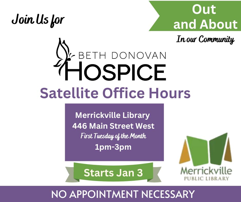 graphic announcing new hospice satellite office
