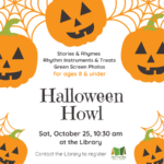 ad for Halloween Howl on Oct 25