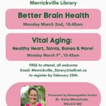poster for Healthy Aging talks