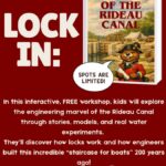 Poster for Eco-Literacy workshop on the Rideau Canal locks
