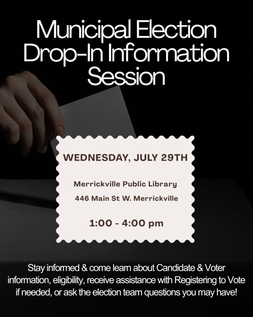 Election Information Session poster