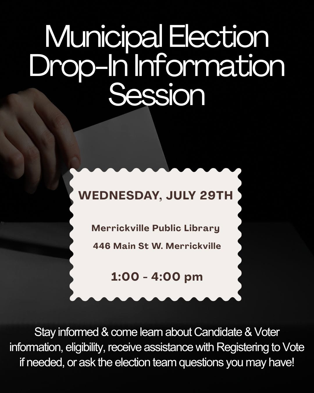 Election Info Session – July 29